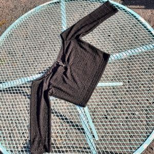 Nasty Gal Black Off the Shoulder Crop Top